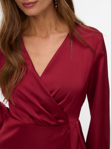 Chemisier 'VMLea' VERO MODA en rouge
