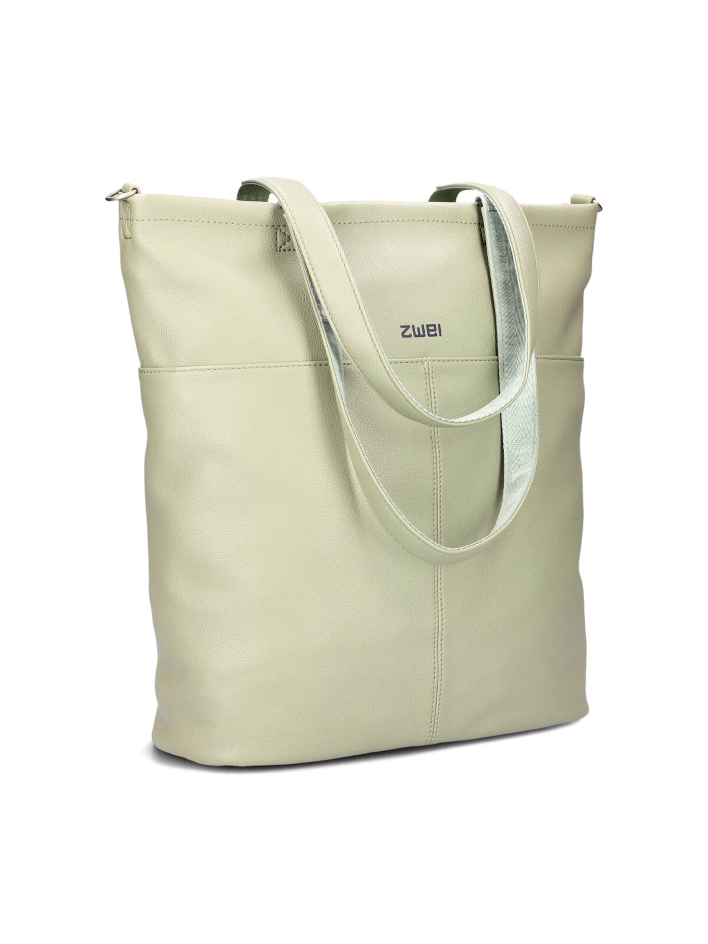 ZWEI Shopper 'MADEMOISELLE' in Green: front