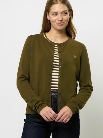 U.S. POLO ASSN. Cardigan 'Kimmi' in Grün: Vorderseite