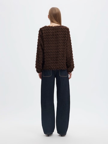 Chemisier 'SLWMYLA' SELECTED en marron