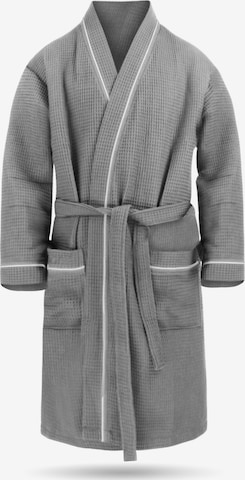 normani Short Bathrobe in Grey: front