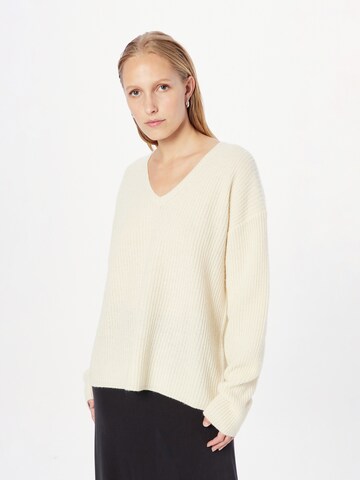 Pullover 'LINETTES' di minimum in beige: frontale