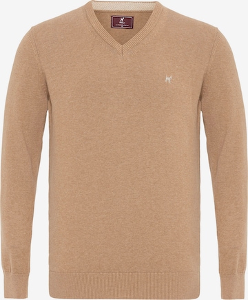 Pull-over 'Cabrera' Williot en beige : devant