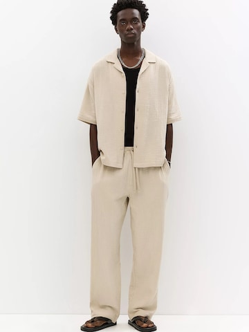 Baggy Pantalon Pull&Bear en marron