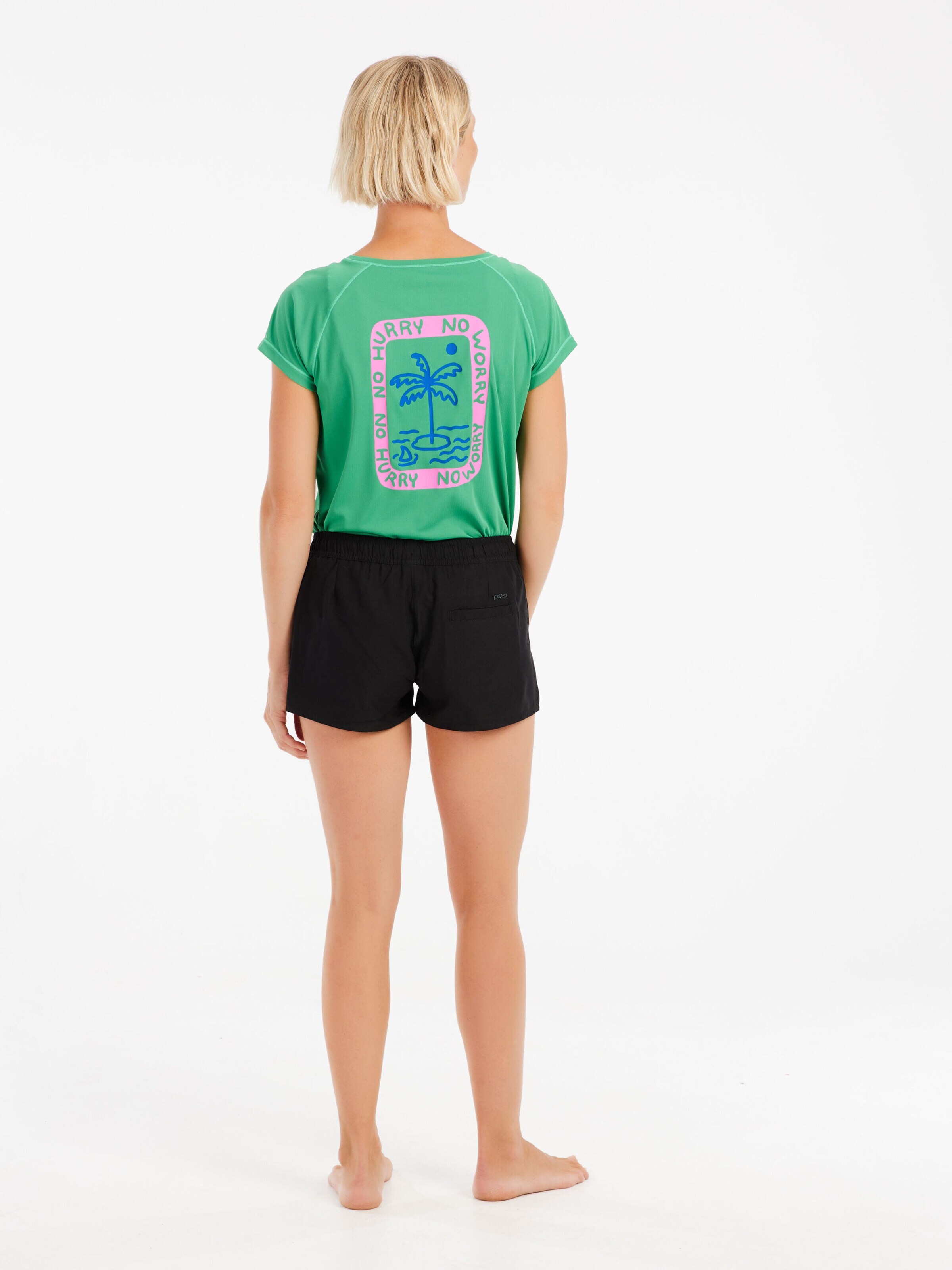 PROTEST Shirt 'PRTHappy'‌‌‌‌‌‌‌ in Grün