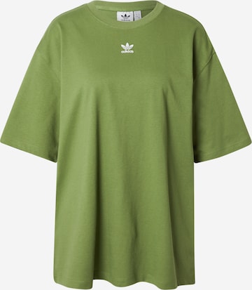 ADIDAS ORIGINALS - Camisa 'Essentials' em verde: frente