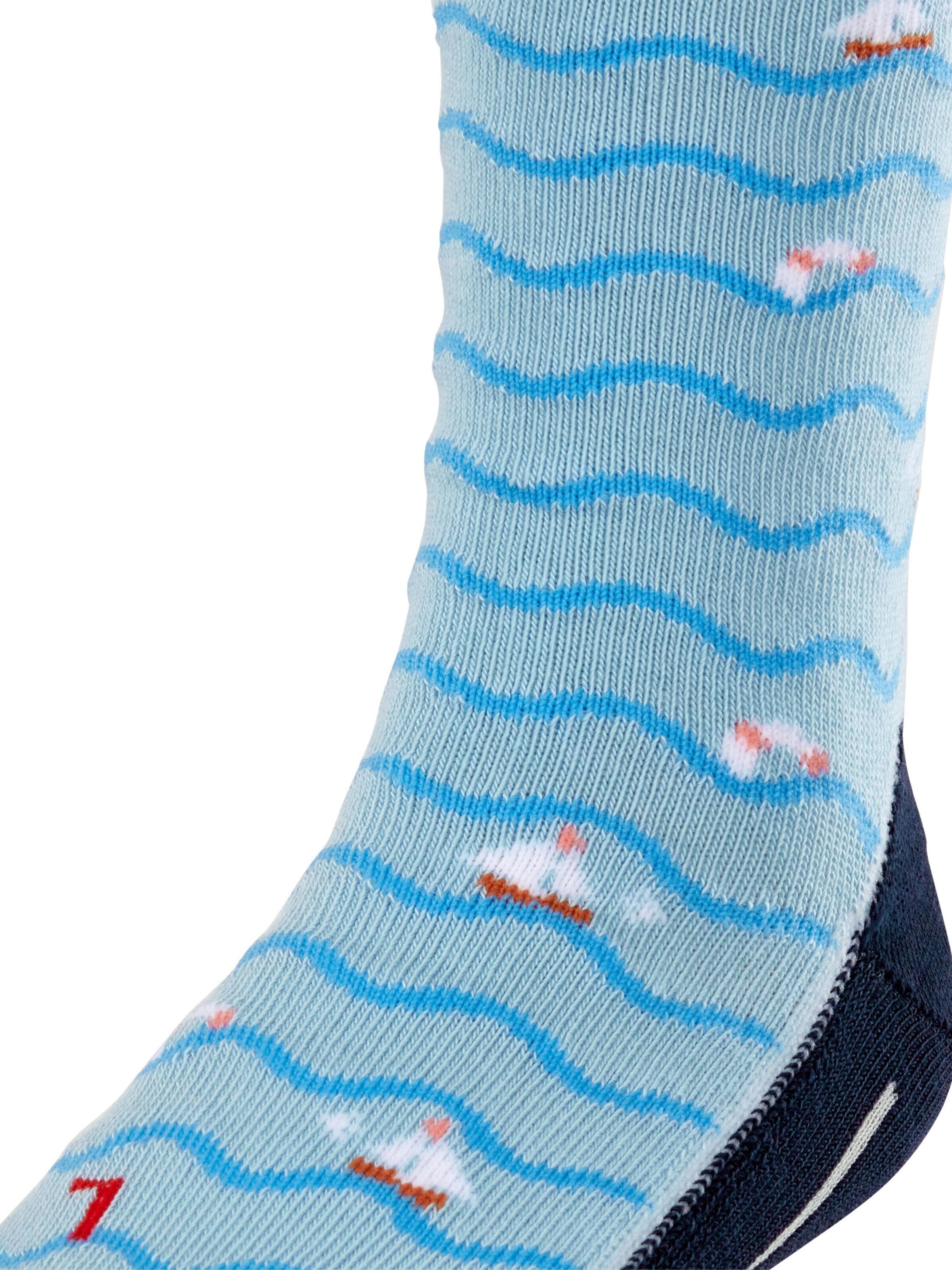 FALKE Socks 'Active Sailing Boats' in Blue