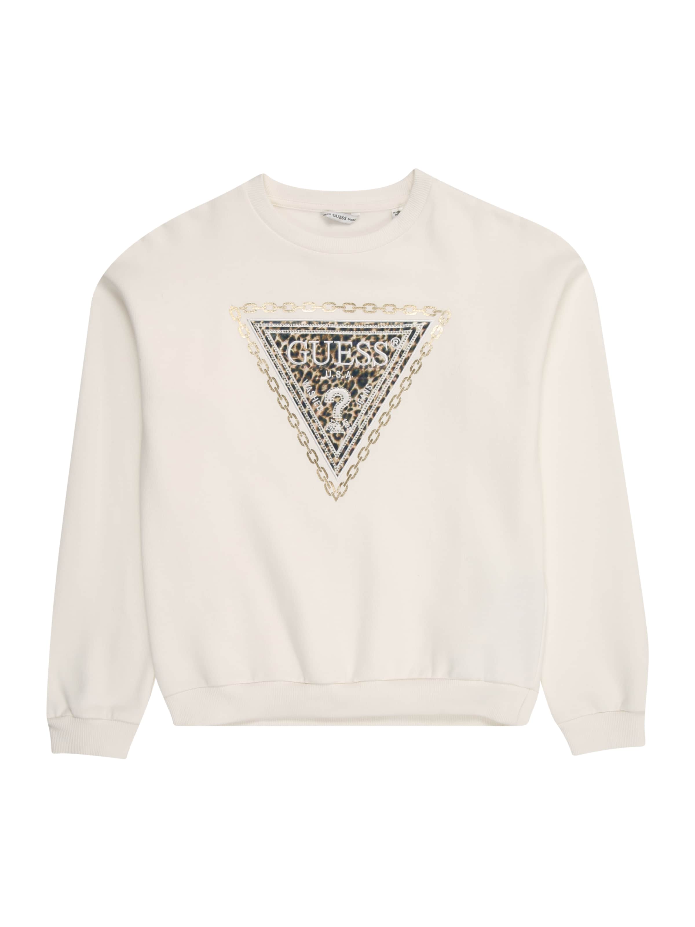 balta GUESS Megztinis be užsegimo: priekis