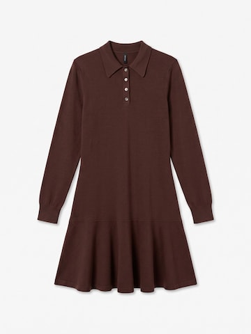 VERO MODA Knit dress 'VMMikaela' in Brown