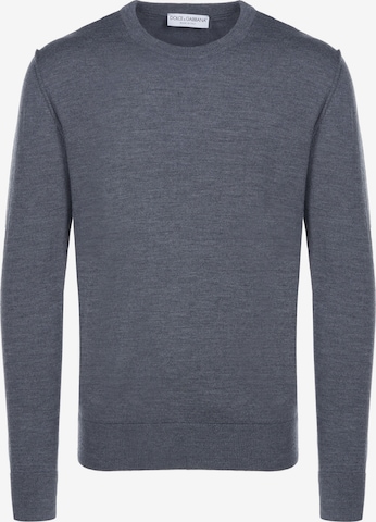DOLCE & GABBANAPulover 'Dolce & Gabbana Pullover' - siva boja: prednji dio