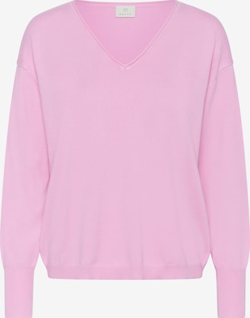 Kaffe Sweater in Pink: front