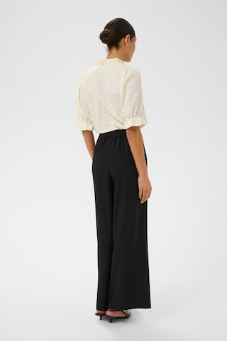 Kaffe Wide leg Trousers 'Victorina' in Black