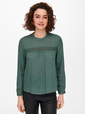 ONLY Blouse 'Pelia' in Groen: voorkant