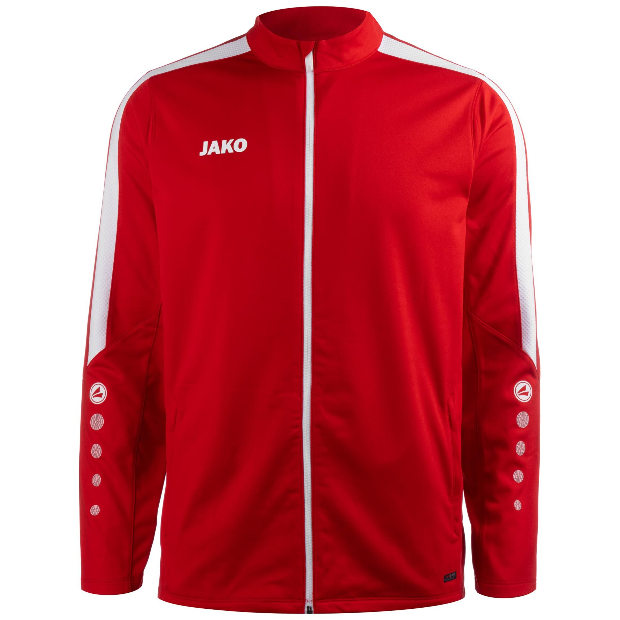 JAKO Trainingsjacke 'Power' in Rot: Vorderseite