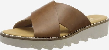 GABOR Mules in Brown: front