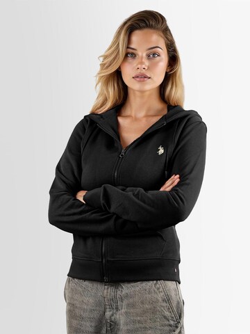 U.S. POLO ASSN. Sweat jacket in Black