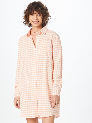 Robe-chemise Nasty Gal en orange : devant