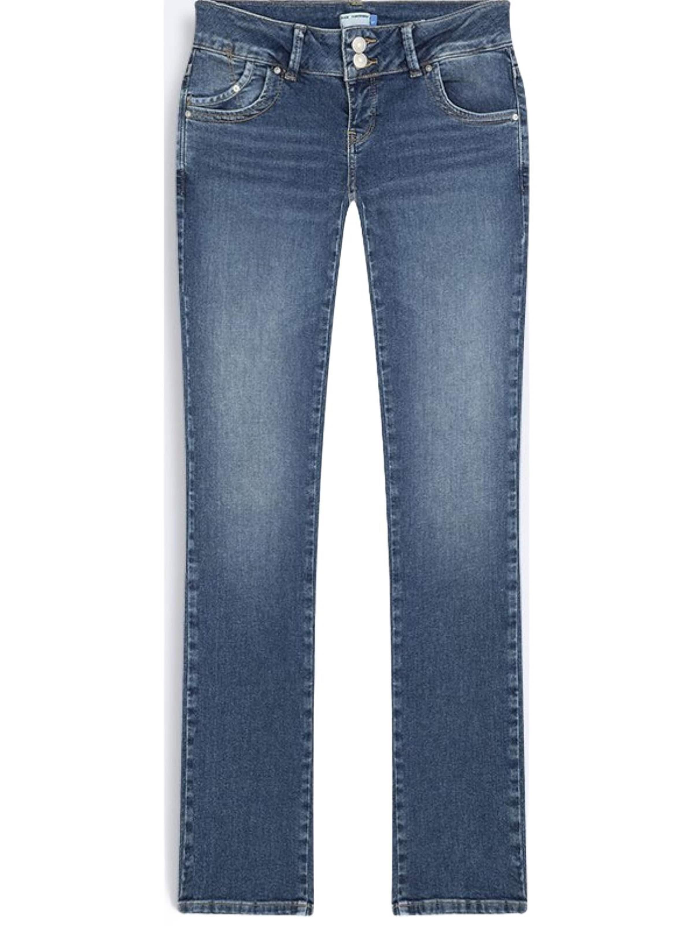 LTB Jeans Skinny Jeans 'LTB Jeans Molly 200 Skinny Leg Mid Waist Jeanshose' in Blauw: voorkant
