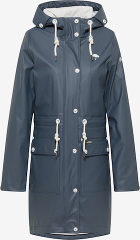 Manteau fonctionnel Schmuddelwedda en bleu : devant