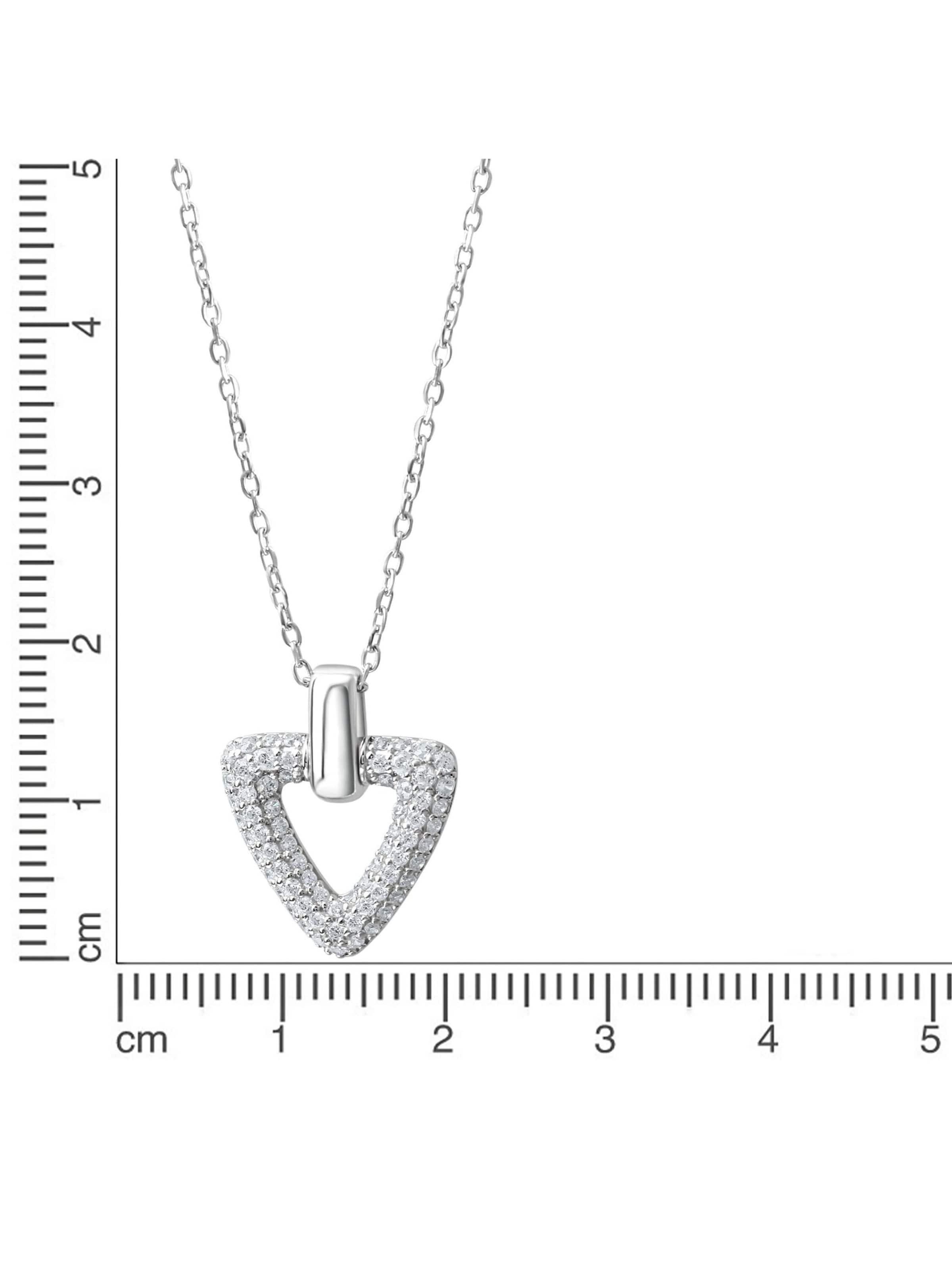 Chaîne CELESTA en argent : devant