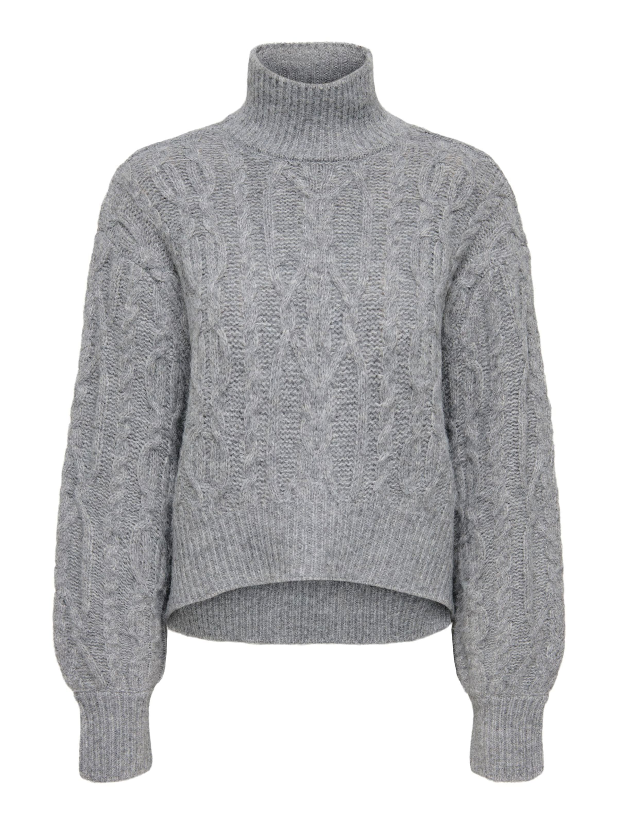 ONLY Pull-over 'ONLHILDE' en M en gris, Vue avec produit
