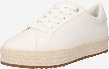 Baskets basses TOM TAILOR en blanc : devant