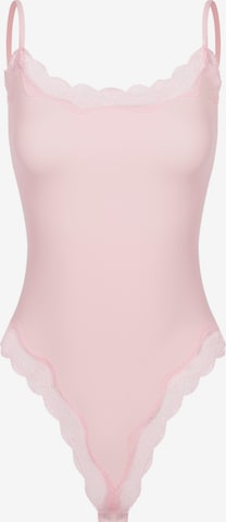 cfab (formerly creamy fabrics) Body 'Bodysuit String mit Lace' i rosa: framsida