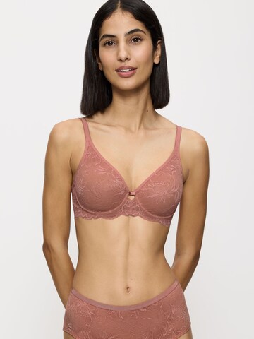 TRIUMPH T-shirt BH ' Amourette Charm ' in Roze: voorkant