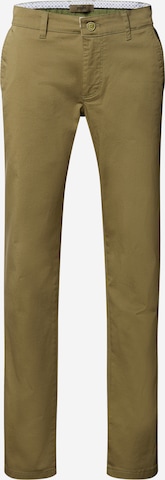 yazubi Chino Pants 'Dustin' in Green: front
