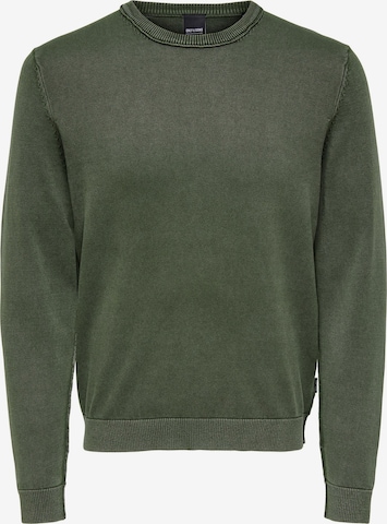 Only & Sons Pullover 'Clark' i grøn: forside