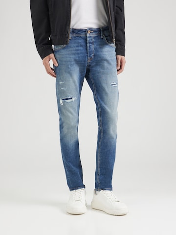 JACK & JONES Slimfit Jeansy 'JJIGlenn JJCole' w kolorze niebieski: przód