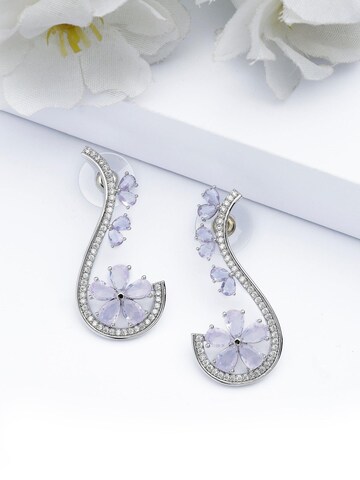 Boucles d'oreilles 'Nicoletama' AVANT-GARDE PARIS en violet