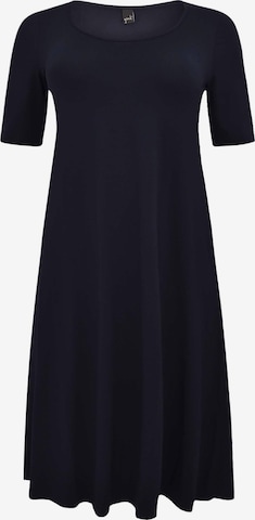 Yoek Dress in Blue: front