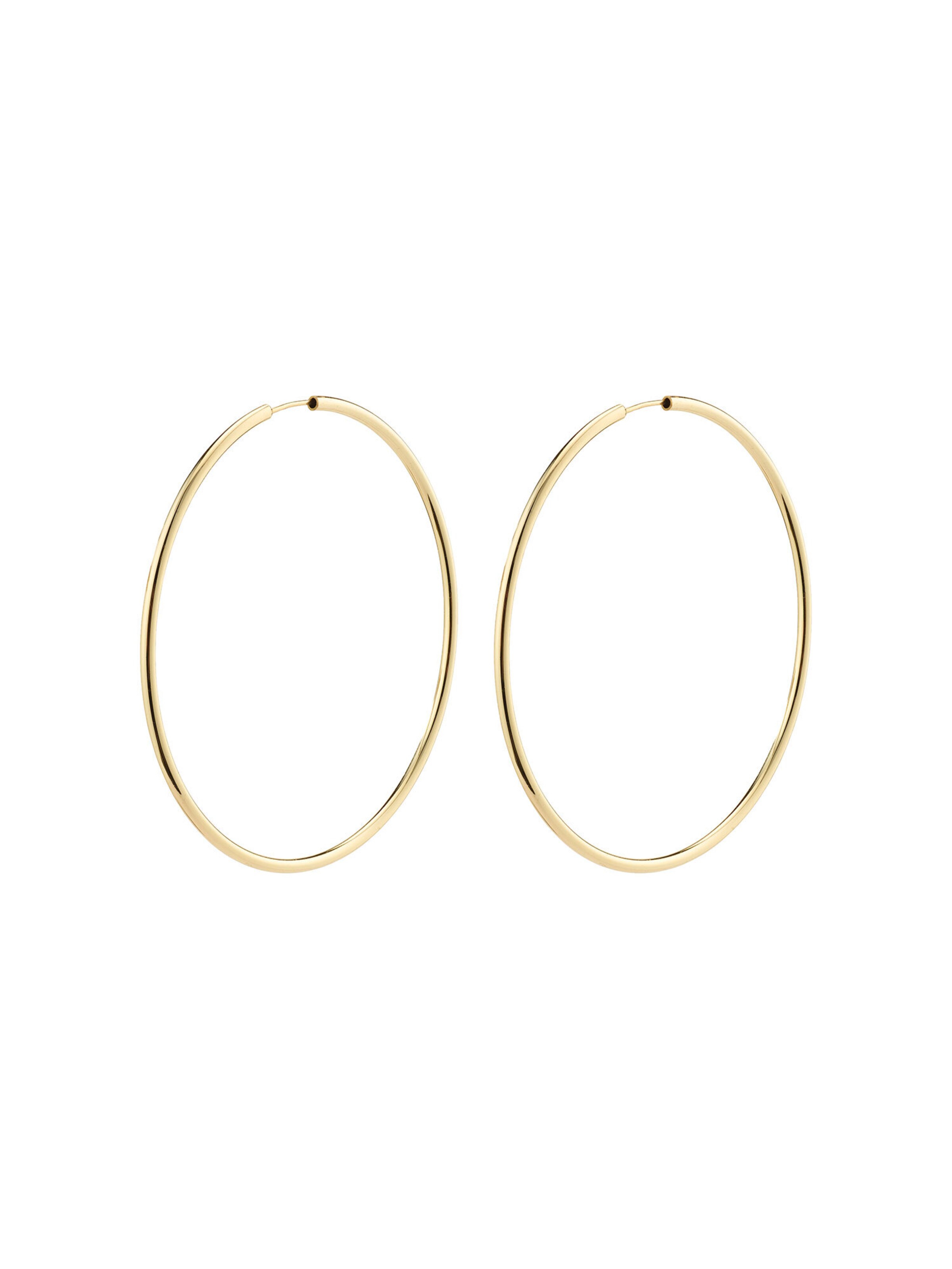 Boucles d'oreilles 'April' Pilgrim en or : devant