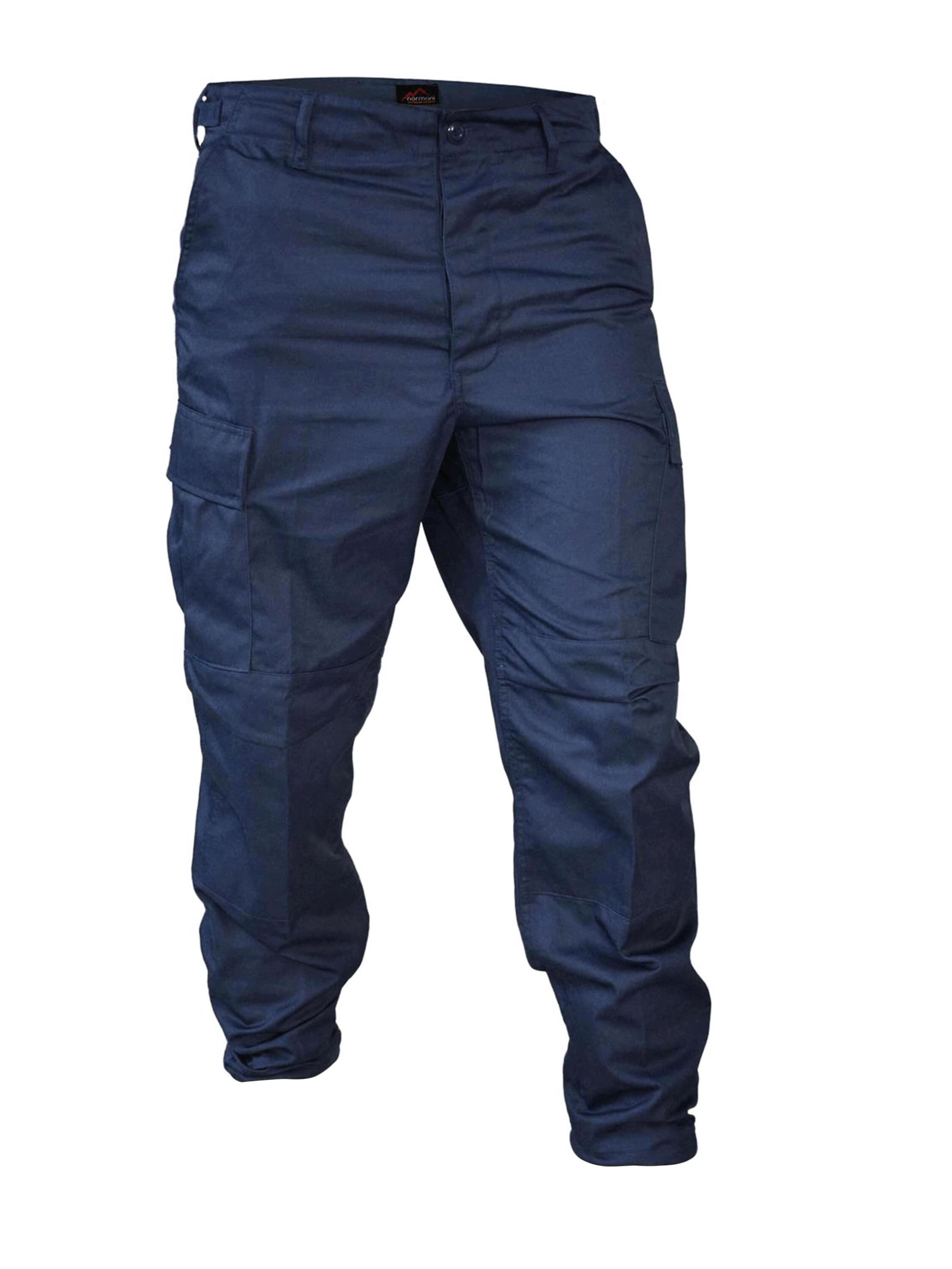 Regular Pantalon outdoor 'Trooper' normani en bleu : devant