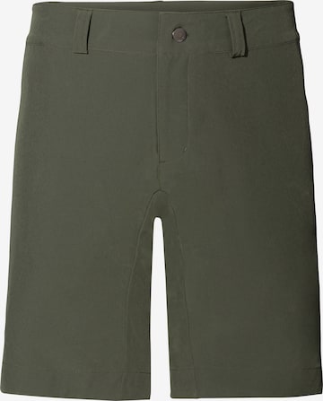 VAUDE Regular Workout Pants in Green: front