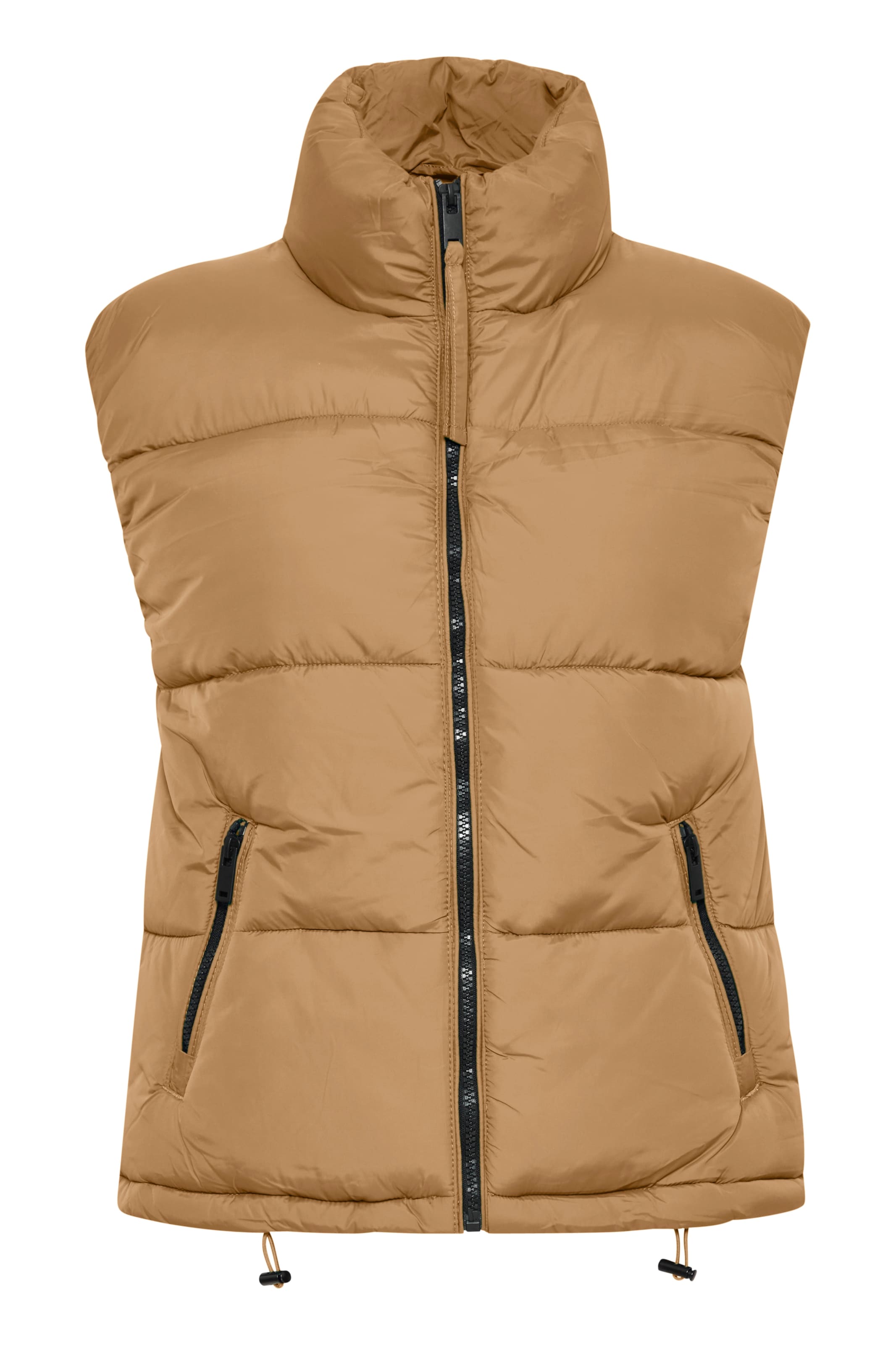 Gilet 'Bomina' b.young en marron : devant