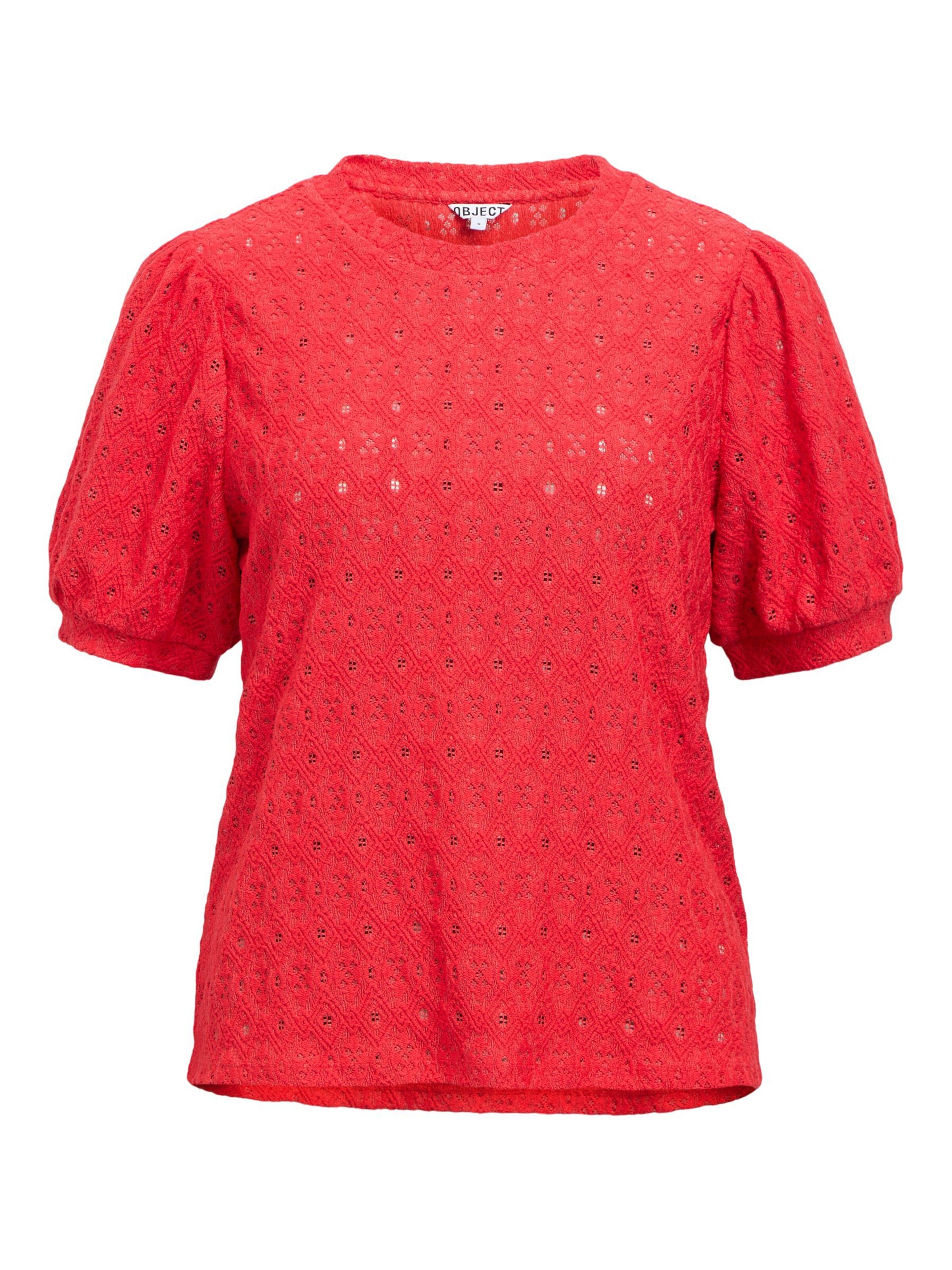 OBJECT Bluse 'Laila' in Rot: Vorderseite