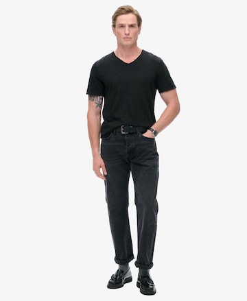 T-Shirt Superdry en noir : devant