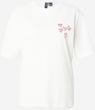 VERO MODA Paita 'VMPAULINA THEA' koossa XS värissä pastellinpunainen / valkoinen, Tuotenäkymä
