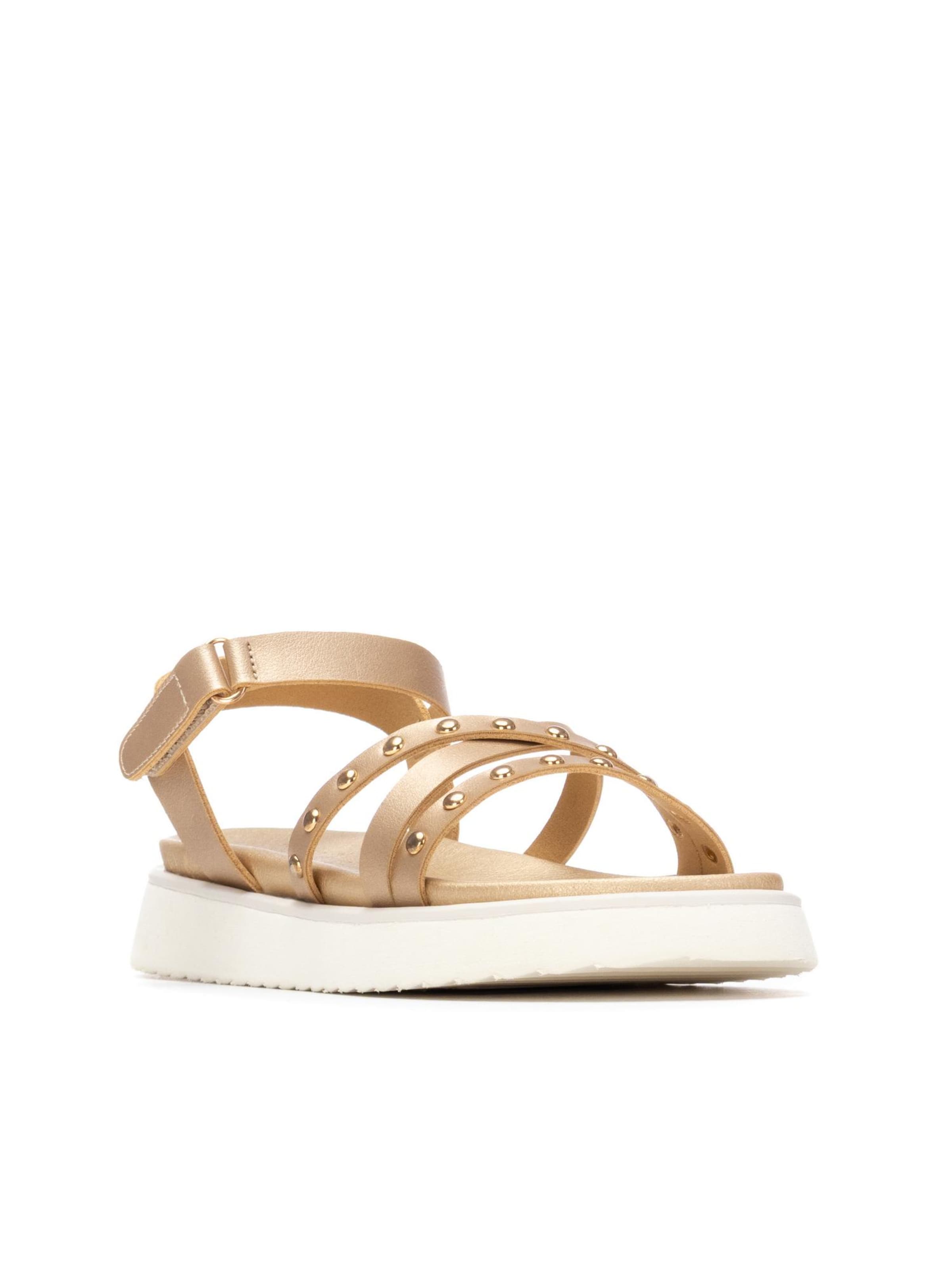 Xti - Sandalias en oro: frente
