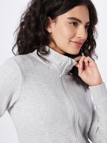 4F Athletic Zip-Up Hoodie in Grey