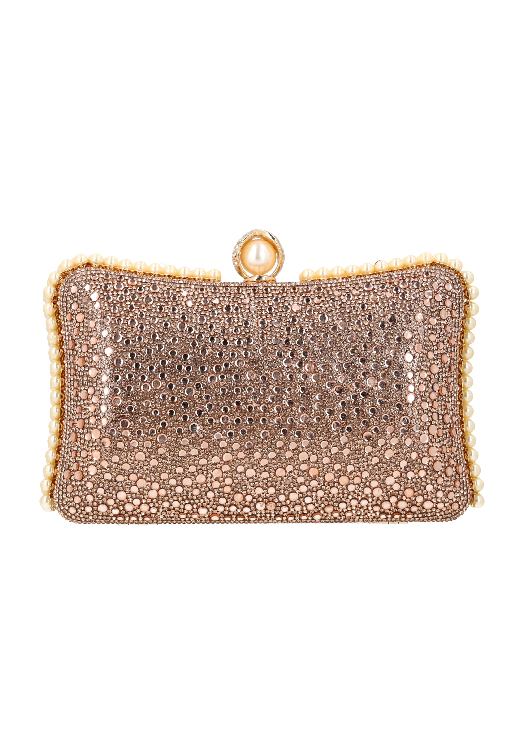 Pochette faina en or : devant