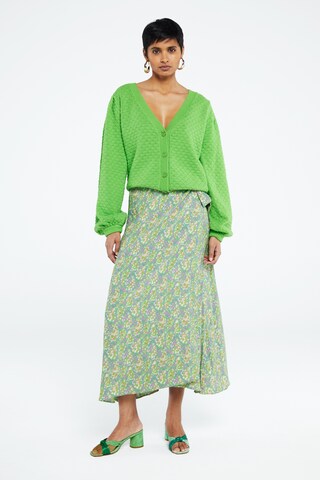Fabienne Chapot Knit Cardigan 'Rosie' in Green