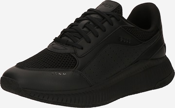 BOSS Platform trainers 'TTNM EVO' in Black: front