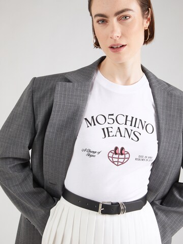 Moschino Jeans Tričko – bílá