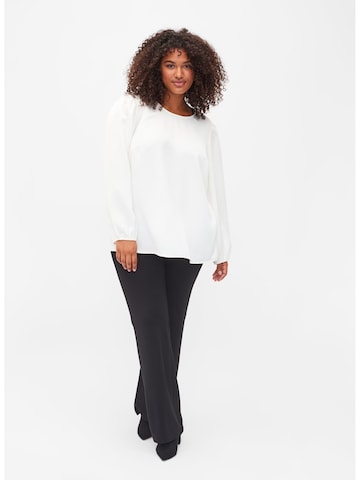 Zizzi - Blusa 'MKIM' em branco