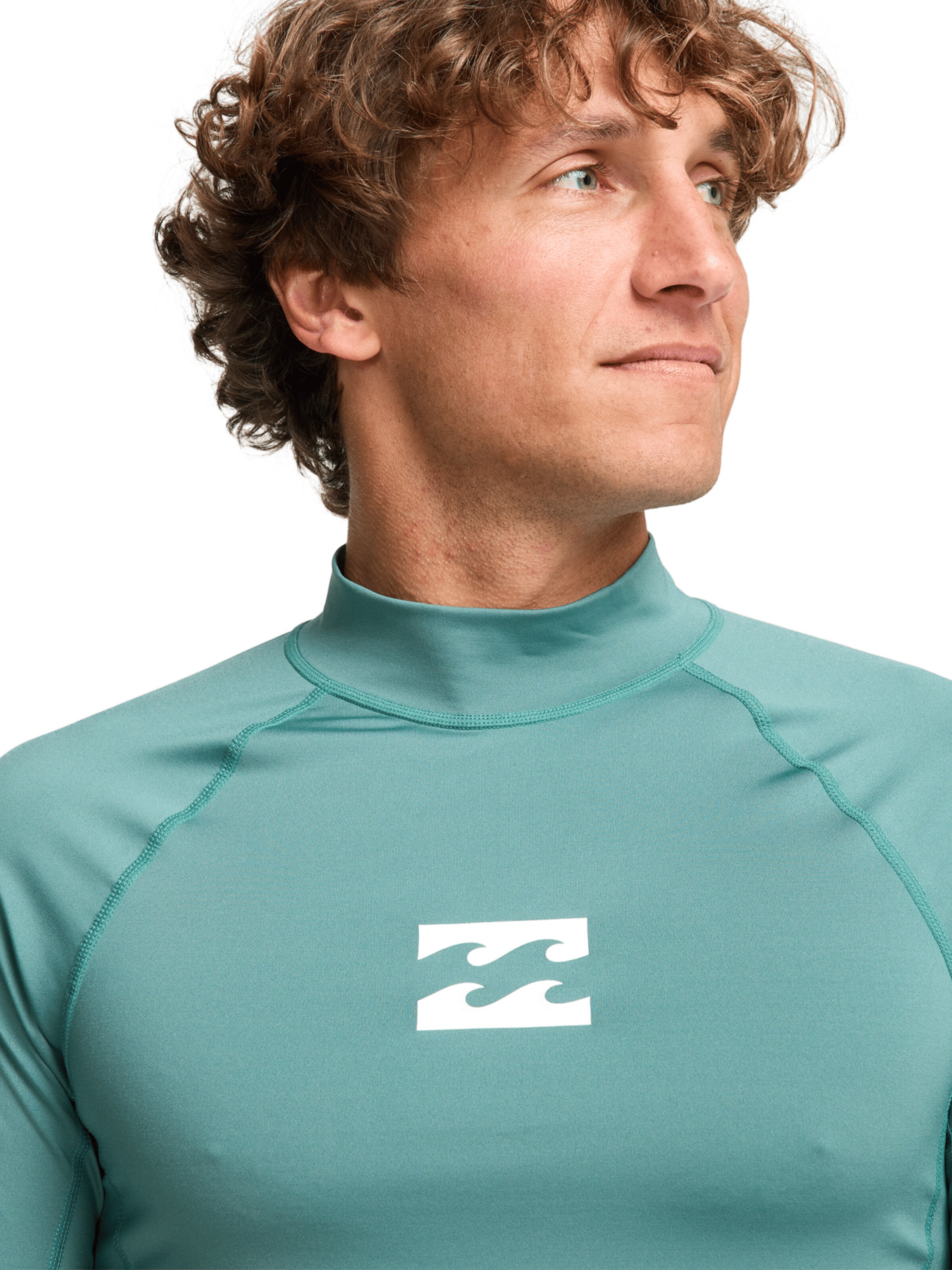 BILLABONG Performance Shirt 'Waves All Day' in Green
