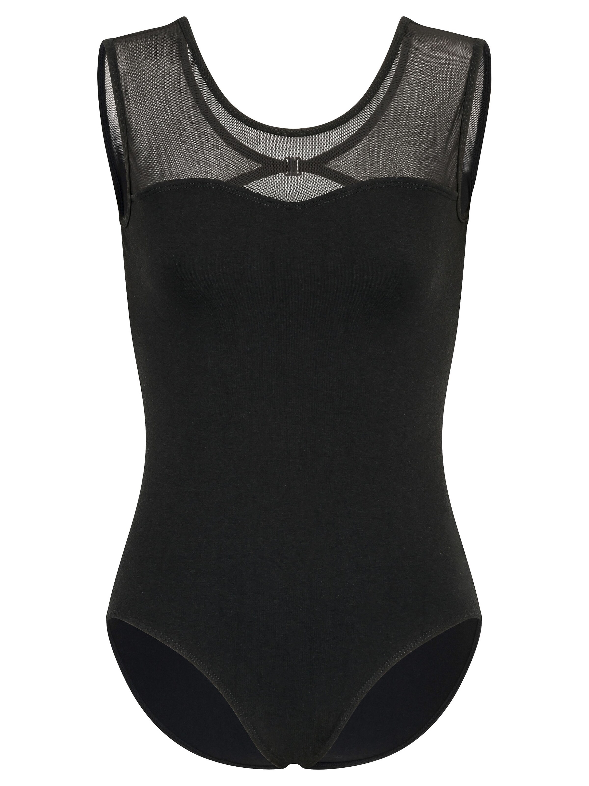 Tanzmuster Sportbody 'Mary'‌‌ in Schwarz: Vorderseite