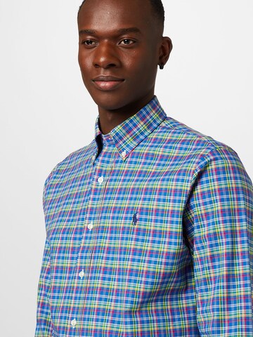 Coupe regular Chemise Polo Ralph Lauren en bleu